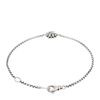 David Yurman Sterling Silver Diamond Starburst Kids Bracelet 2 of 3