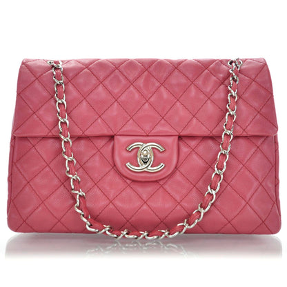 Chanel Caviar Maxi Flap Fuchsia 1 of 10