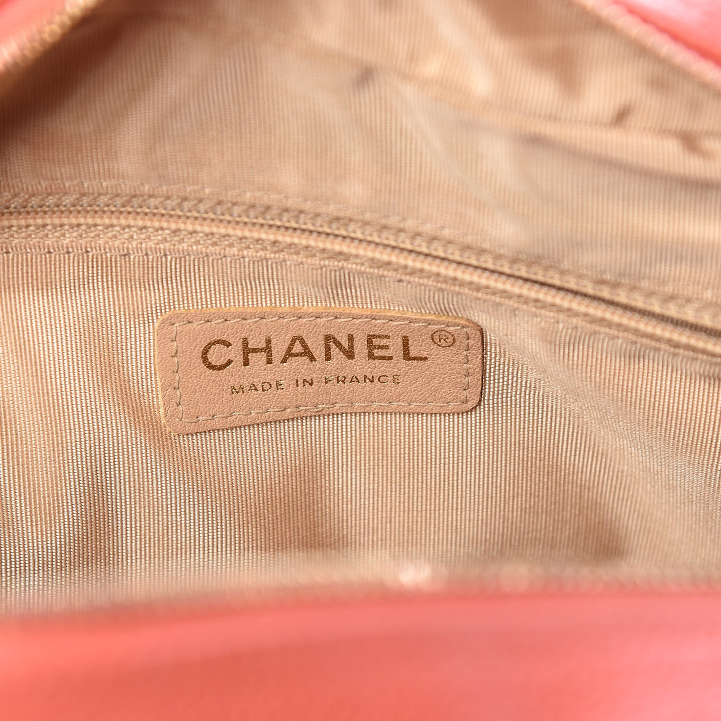 Caviar Quilted Small Bowler Coral