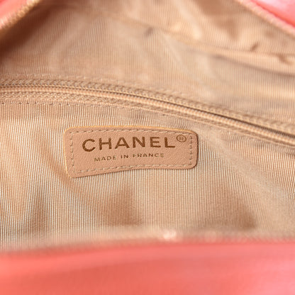 Chanel Caviar Quilted Small Bowler Coral 6 of 11