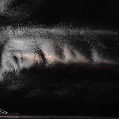 Chanel Calfskin Chevron Quilted Mini Coco Handle Flap Black 13 of 14