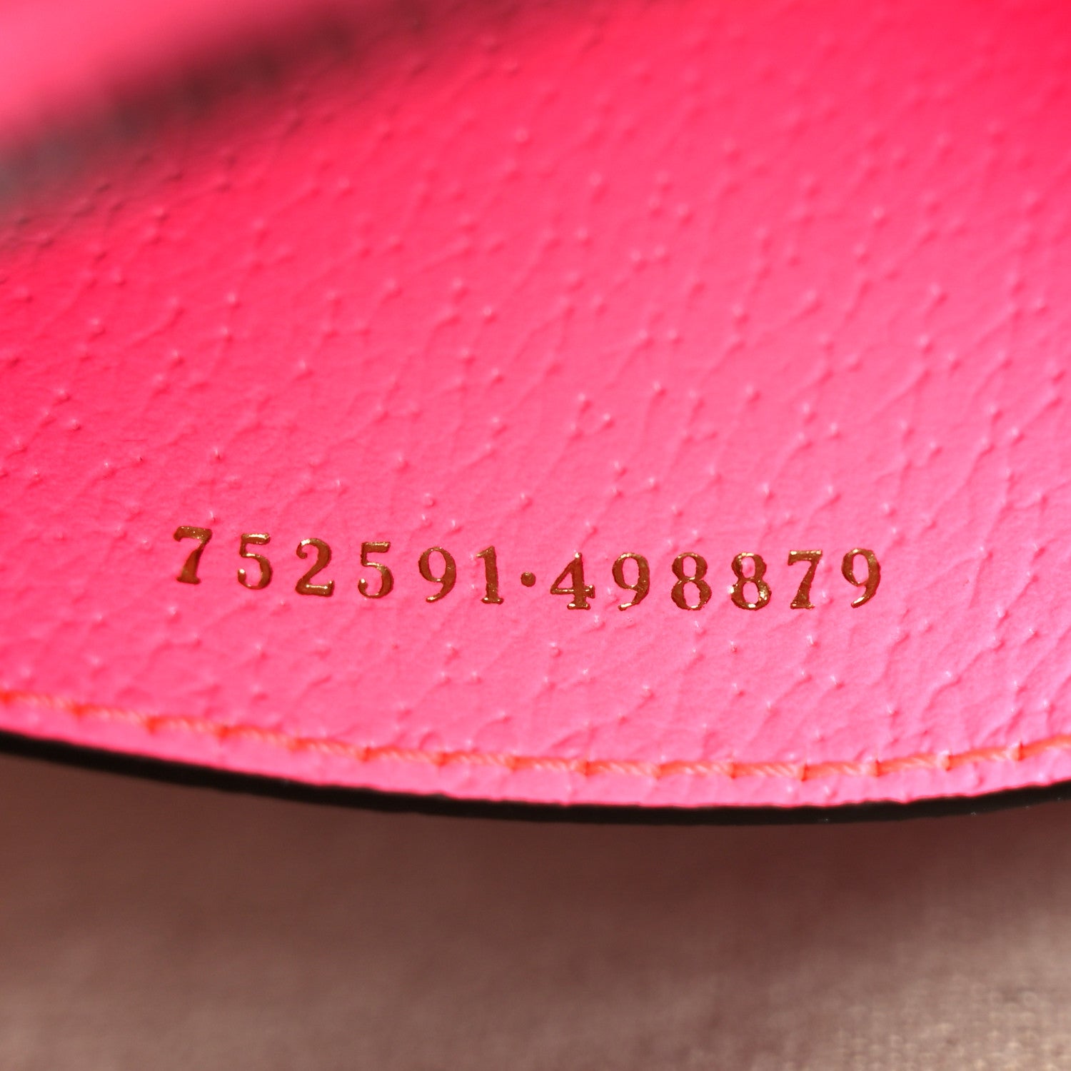 Gucci GG Supreme Monogram Textured Dollar Calfskin Web Ophidia Small Crossbody Bag Beige Ebony Fuchsia 7 of 10