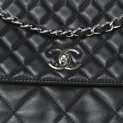 Chanel Calfskin Quilted In The Business Flap Bag Black 8 of 12
