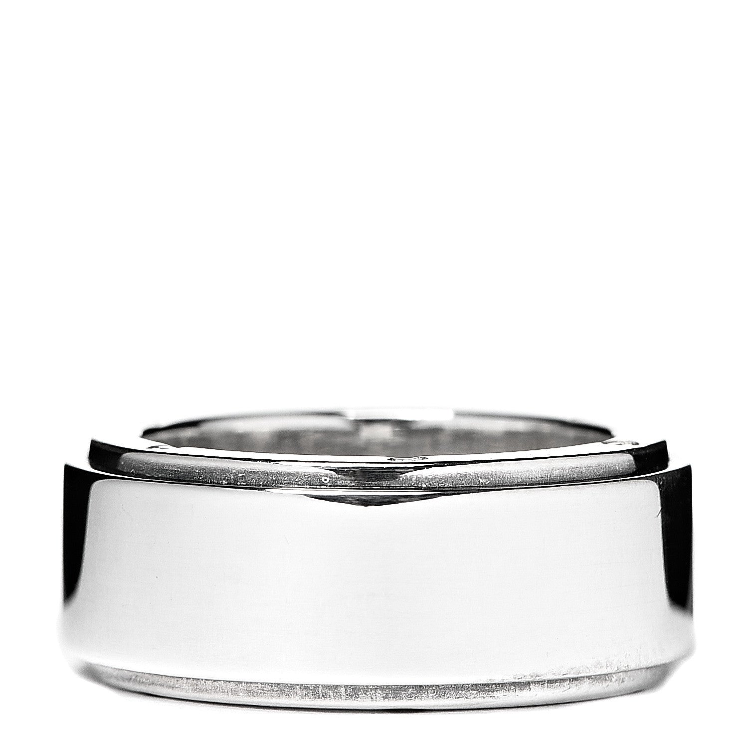 Tiffany Sterling Silver 9mm Metropolis Screw Band Ring 54 6.75 2 of 5