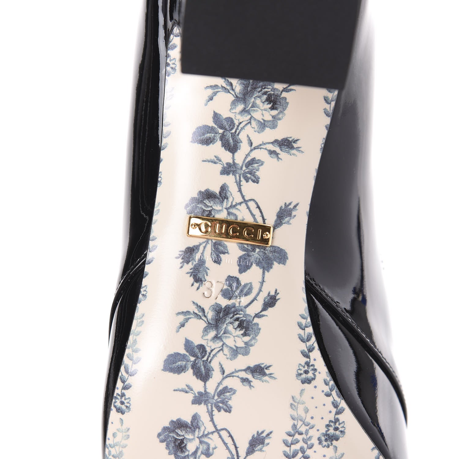 Gucci Vernice GG Victoire 55mm Loafer Pumps 37.5 Black 6 of 7