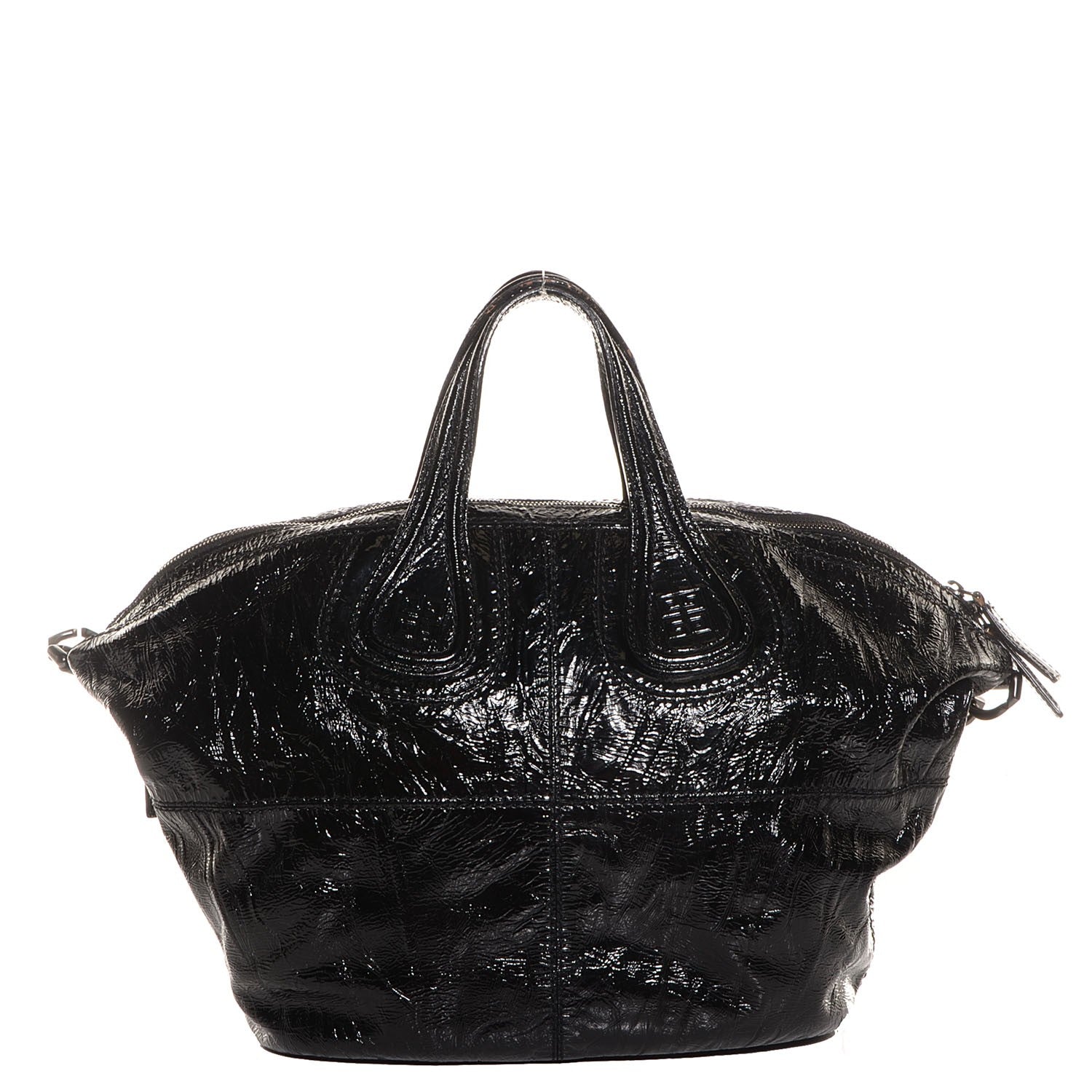 Givenchy Crinkled Patent Medium Nightingale Black 1 of 9