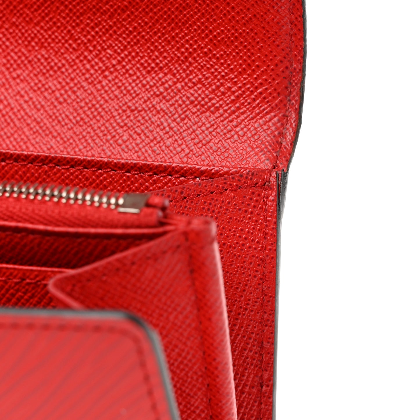 Epi Twist Wallet Coquelicot