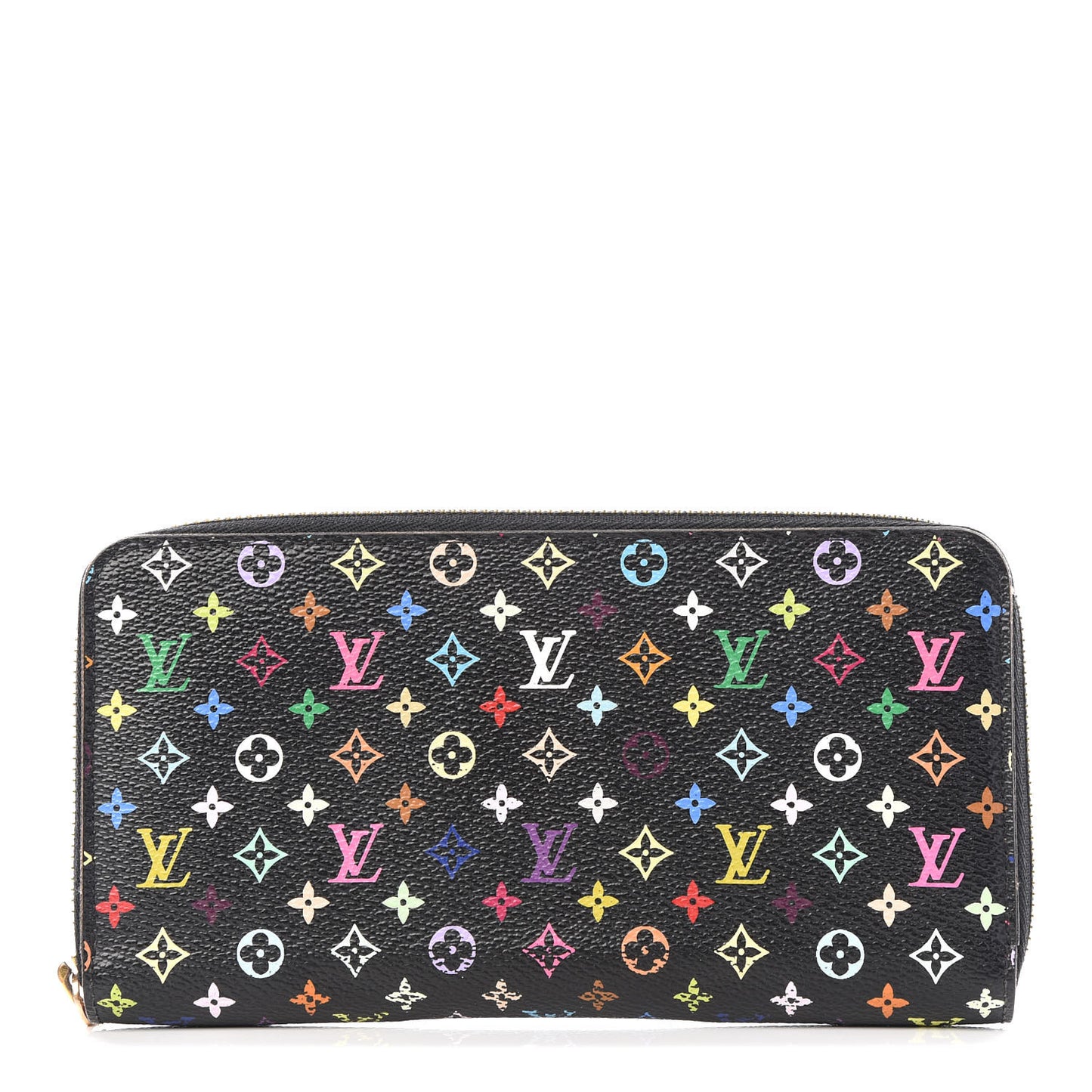 Monogram Multicolor Zippy Wallet Black Grenade