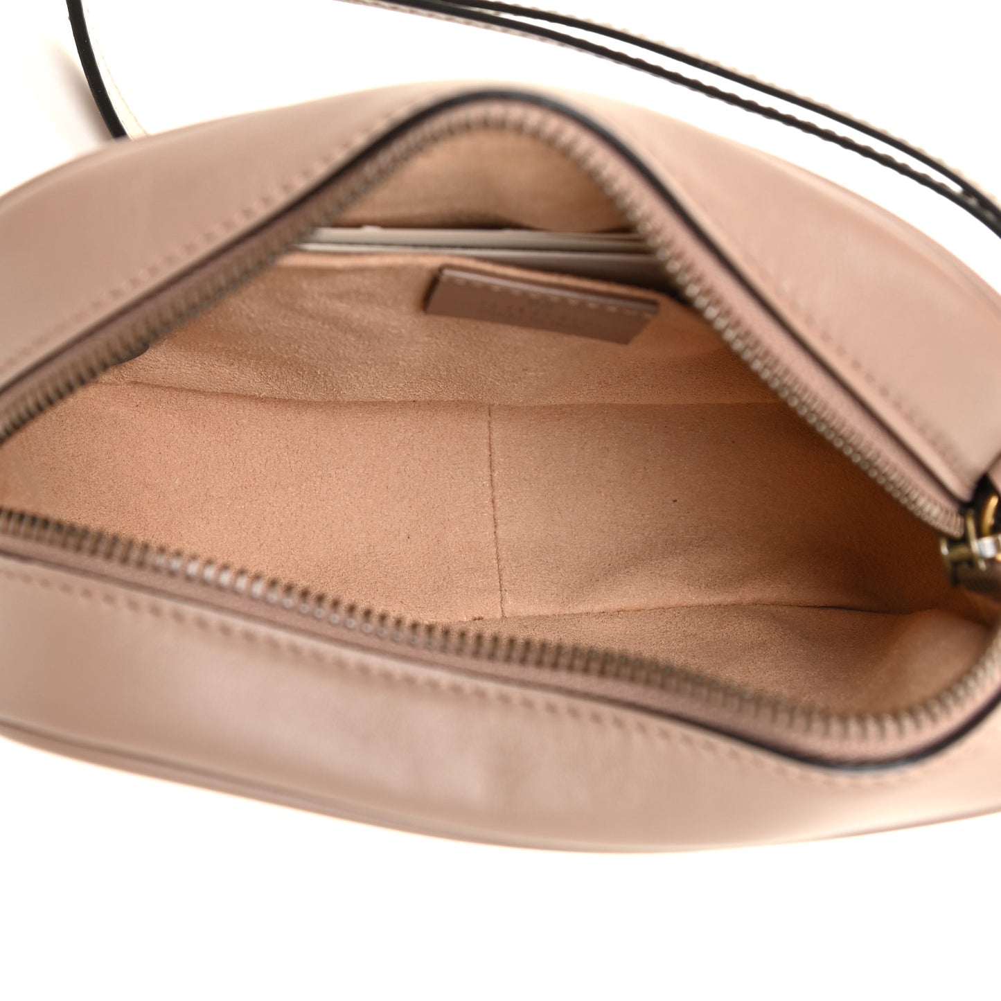 Calfskin Matelasse Mini GG Marmont Chain Shoulder Bag Porcelain Rose