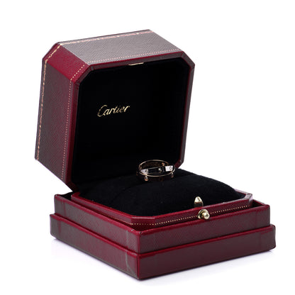 Cartier 18K Pink White Gold 6 Diamonds LOVE Ring 48 4.5 7 of 7