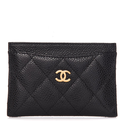 Chanel Caviar Quilted Card Holder Black 1 of 9