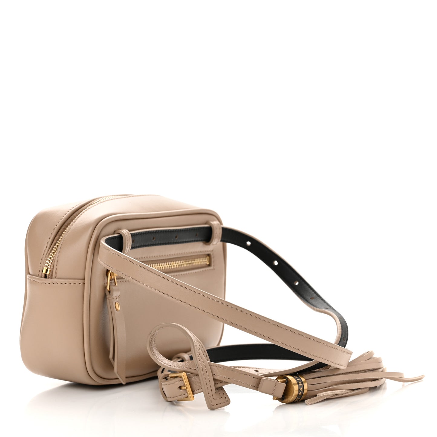 Calfskin Matelasse Monogram Lou Belt Bag Dark Beige