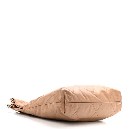 Chanel Shiny Calfskin Quilted Small Chanel 22 Beige 5 of 12