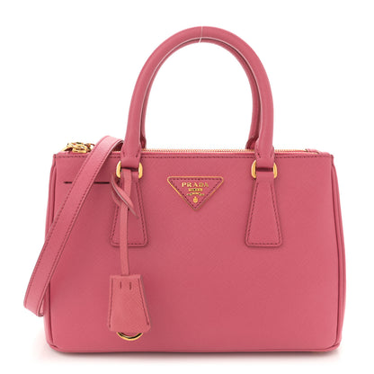 Prada Saffiano Lux Mini Galleria Double Zip Tote Tamaris 1 of 12