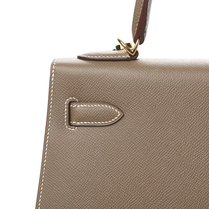 Hermes Epsom Kelly Sellier 32 Etoupe 30 of 34