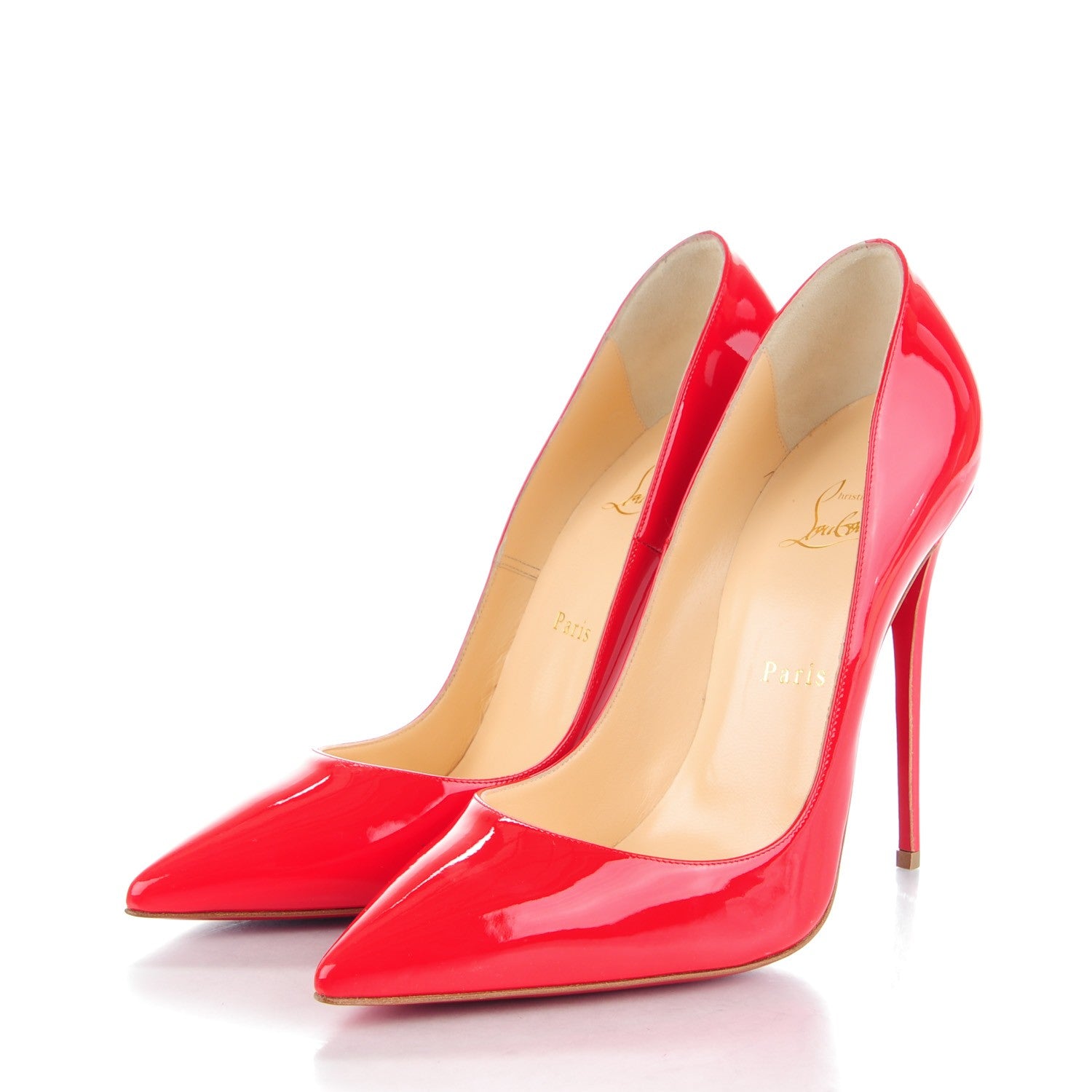 Christian Louboutin Patent So Kate 120 Pumps 40 Rubis 3 of 8