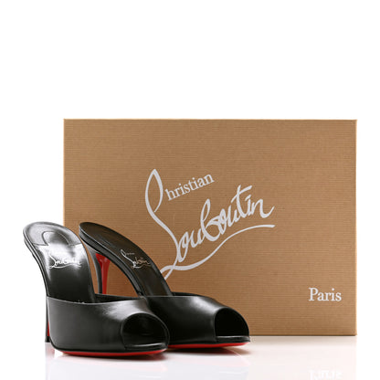 Christian Louboutin Nappa Me Dolly 100 Sandals 37.5 Black 9 of 9