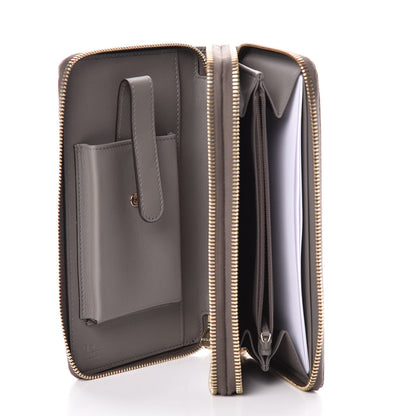 Gucci Soft Microguccissima Zip Around Top Handle Travel Wallet Loess 5 of 8