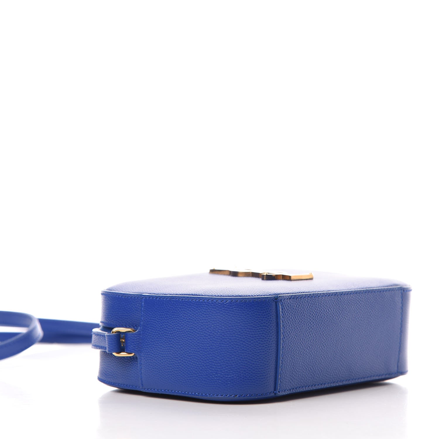 Saint Laurent Grain De Poudre Small Classic Monogram Camera Bag Blue Majorelle 7 of 9