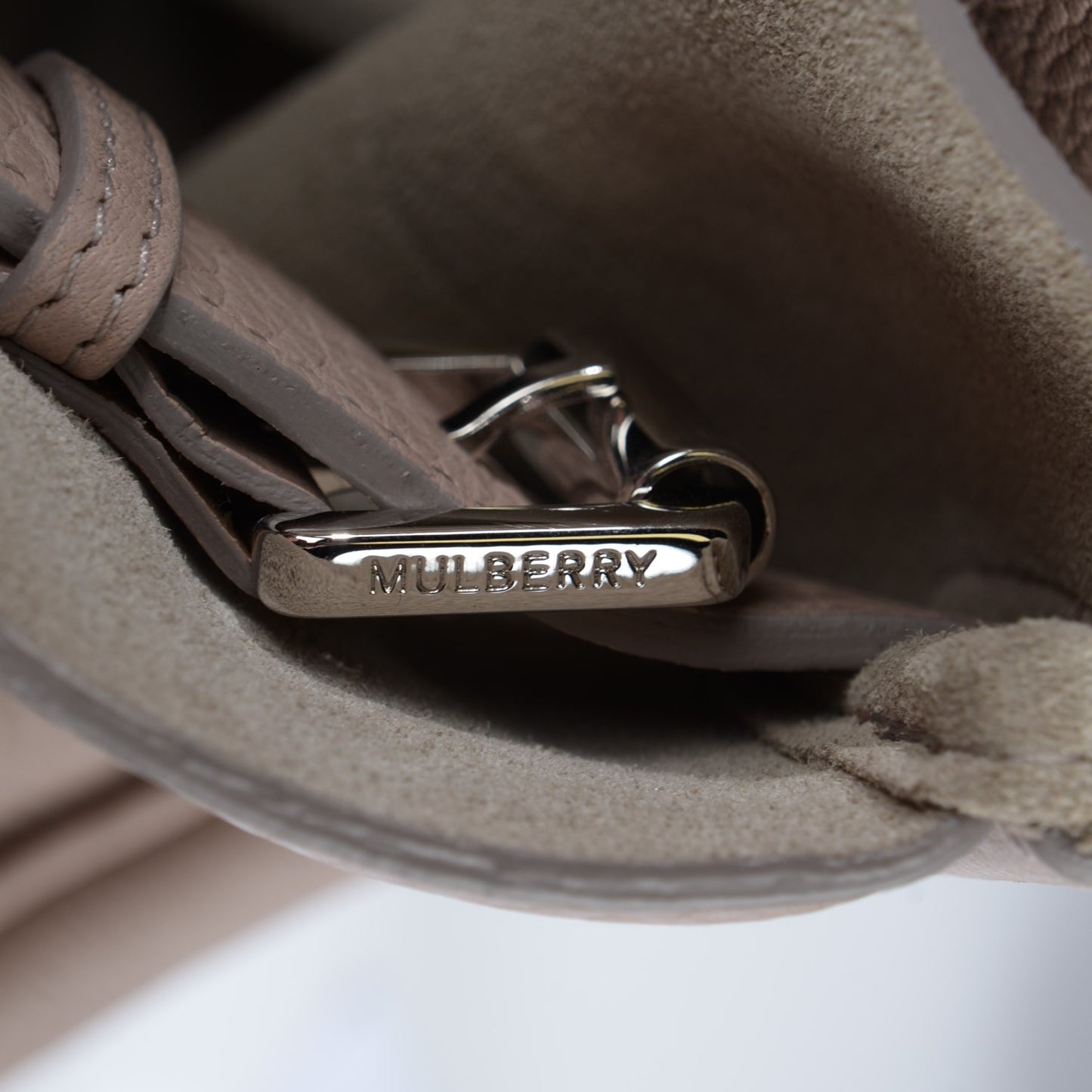 Pebbled Calfskin Bayswater Putty