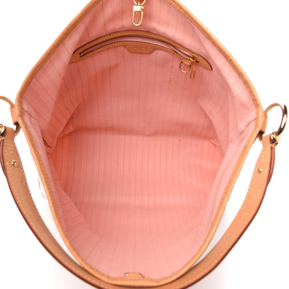 Louis Vuitton Damier Azur Delightful MM Rose Ballerine 5 of 13