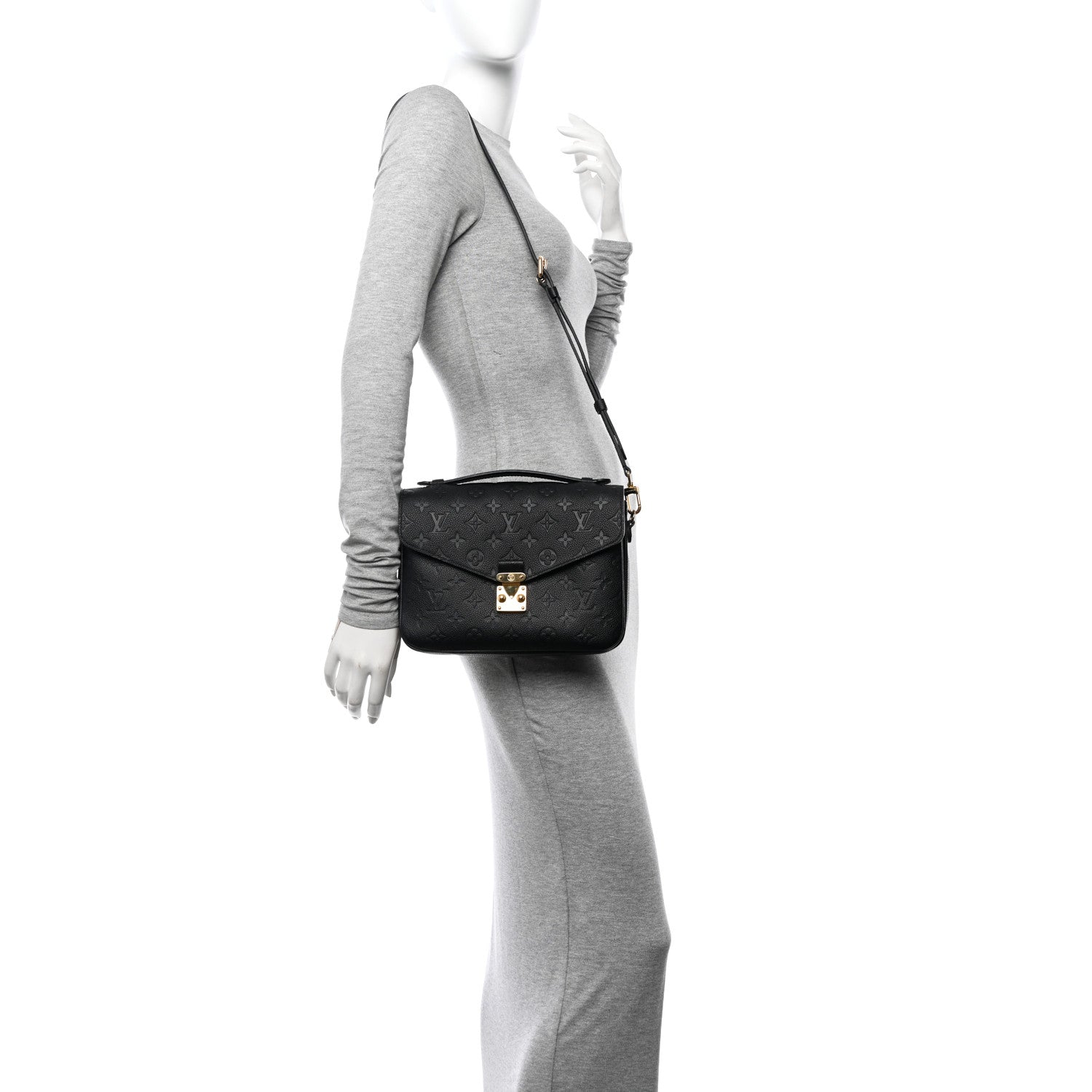 Louis Vuitton Empreinte Pochette Metis Black 2 of 10