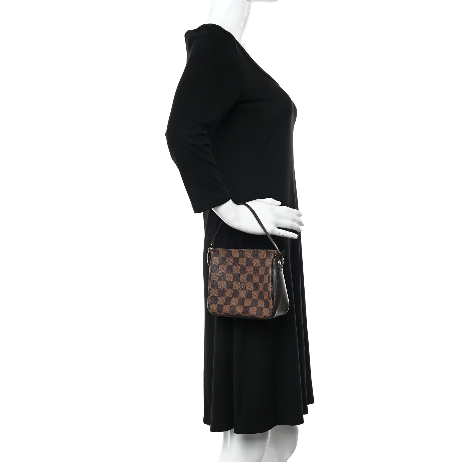 Louis Vuitton Damier Ebene Trousse Make Up Bag Pochette 2 of 12