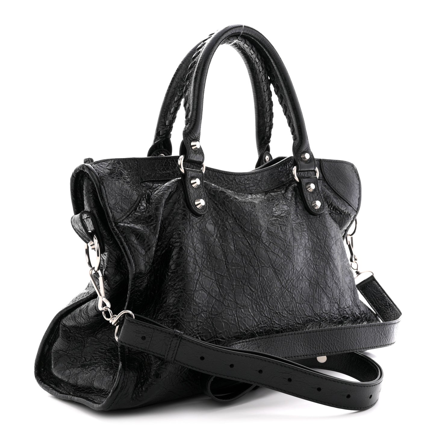 Agneau Arena Silver Hardware Medium Le City Black