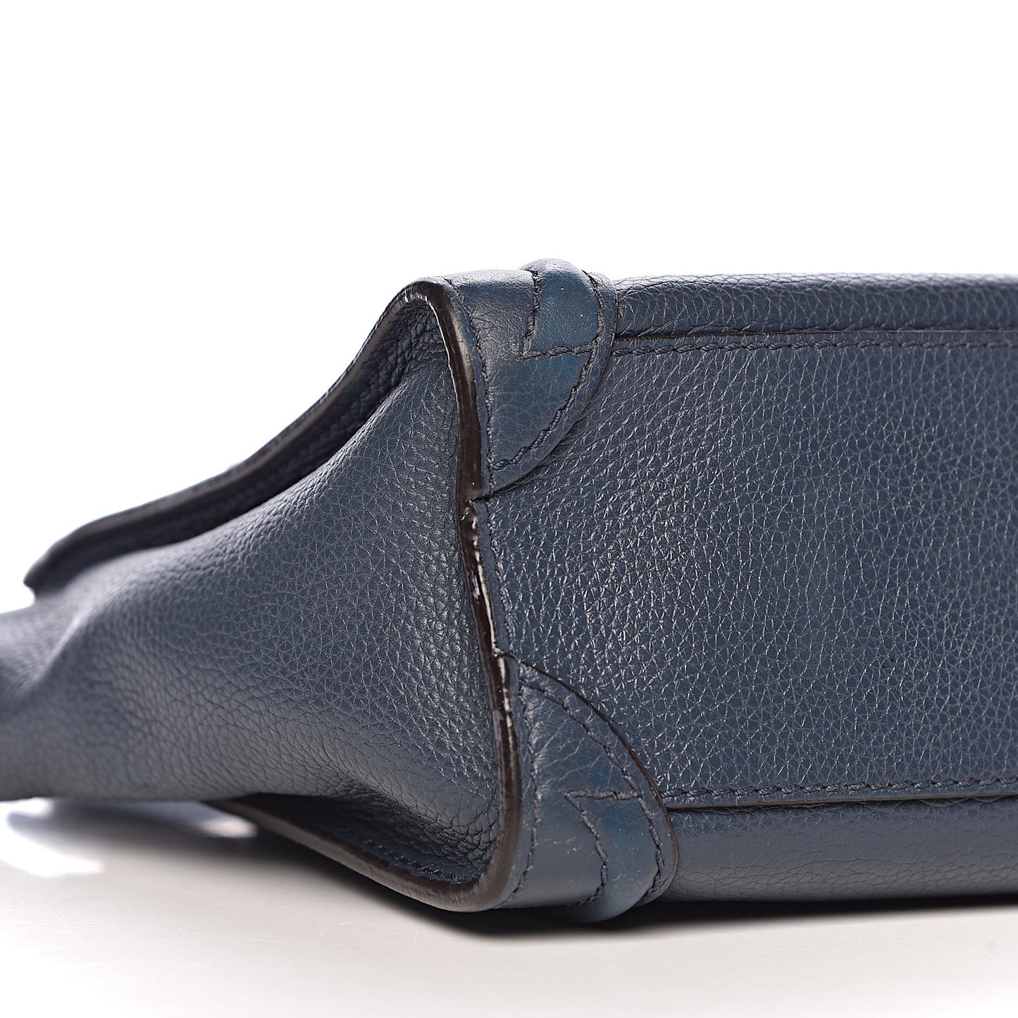 Drummed Calfskin Nano Luggage Orage
