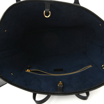 Louis Vuitton Empreinte Monogram Giant Neverfull MM Black 6 of 11