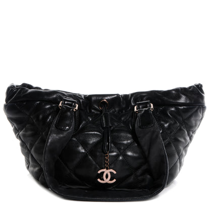 Chanel Lambskin Cloudy Bundle Tote Black 1 of 8