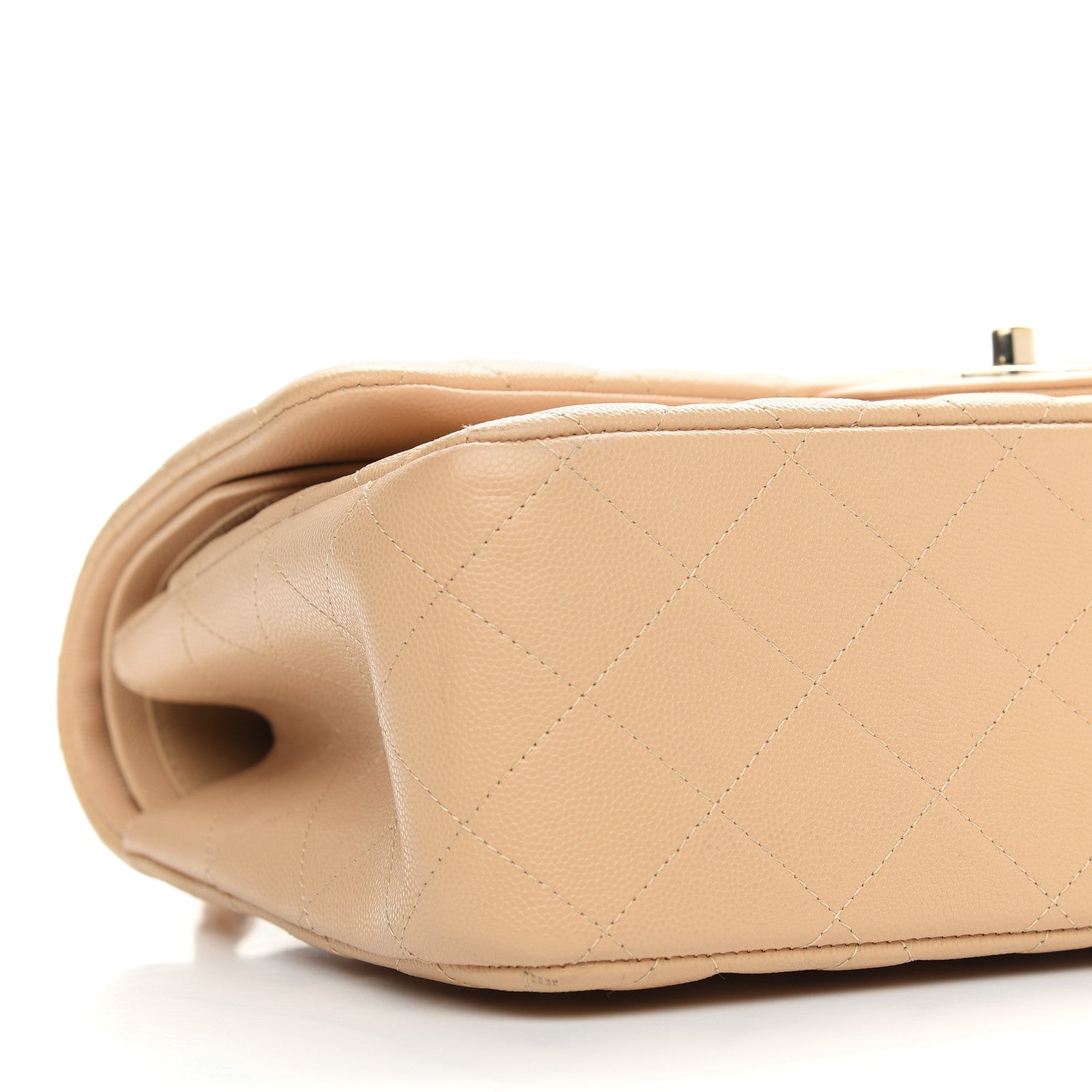 Chanel Caviar Quilted Jumbo Double Flap Beige Clair 8 of 10