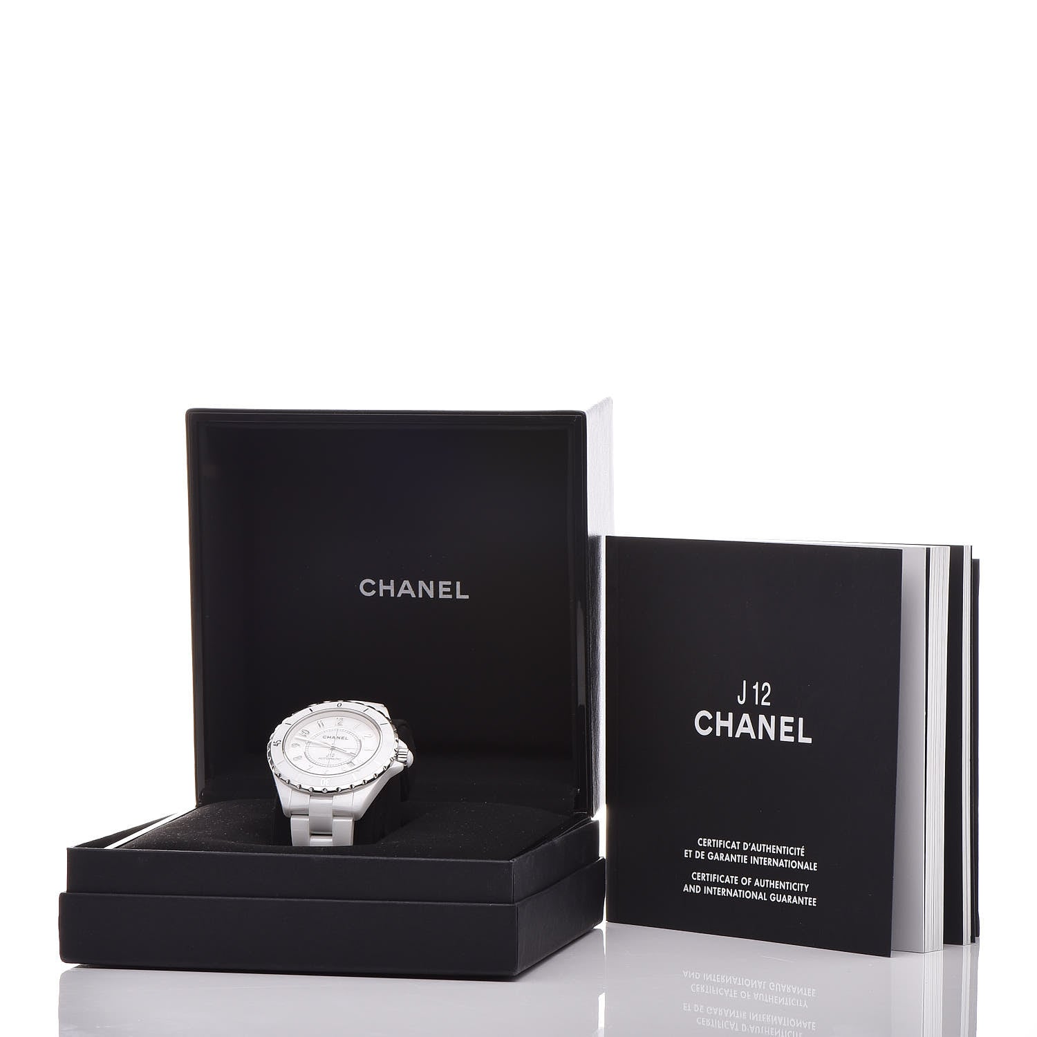 Chanel Stainless Steel Ceramic 38mm J12 Automatic Watch White 7 of 7