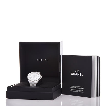 Chanel Stainless Steel Ceramic 38mm J12 Automatic Watch White 7 of 7