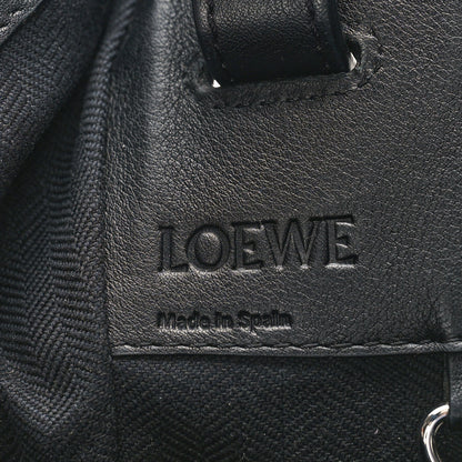 Loewe Wool Calfskin Small Hammock Shoulder Bag Black Red Tartan 6 of 9