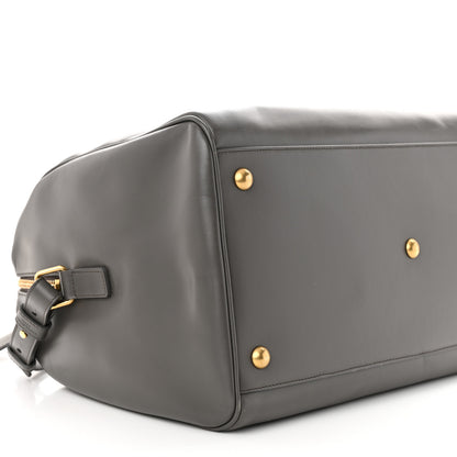 Saint Laurent Calfskin Classic Duffle 12 Earth 9 of 15