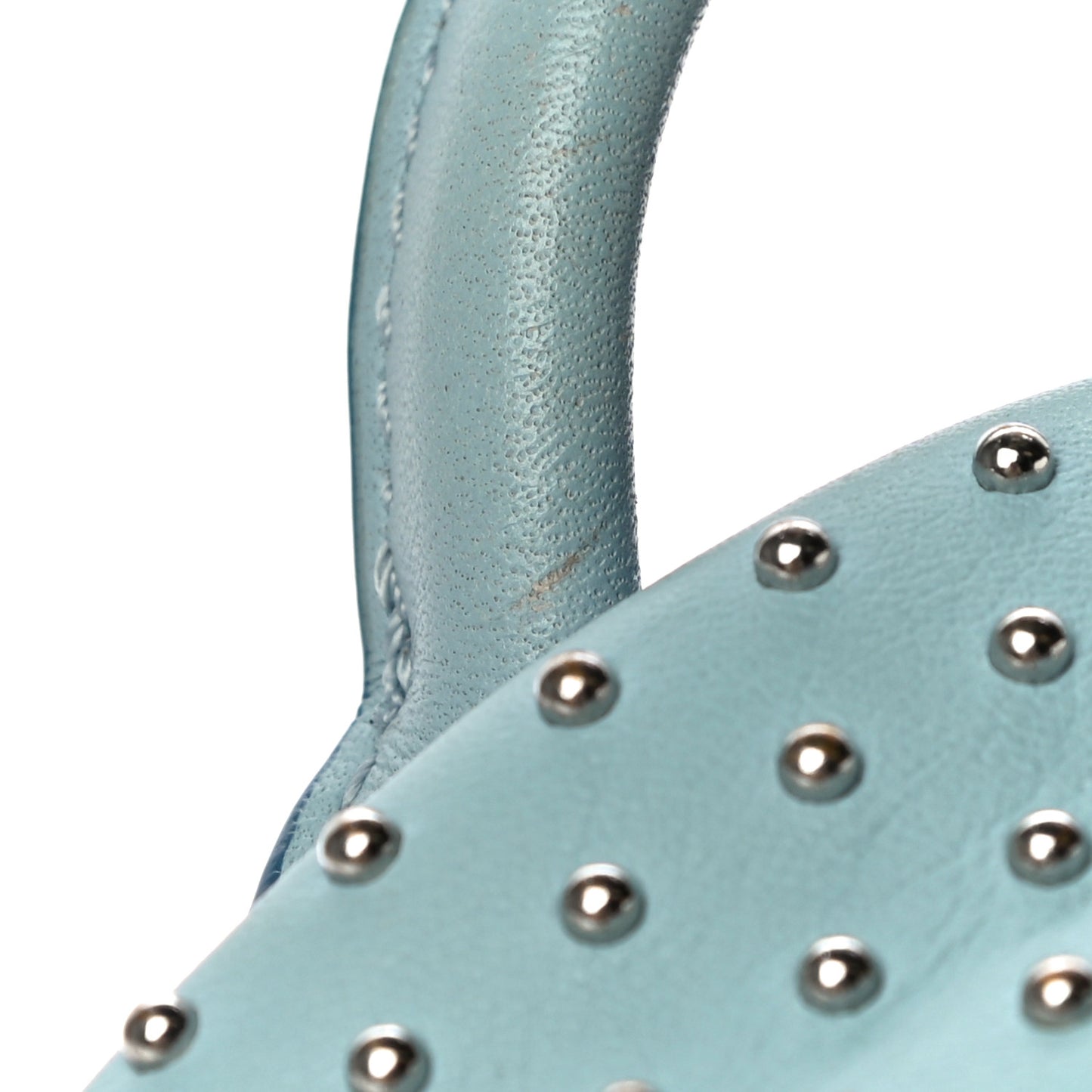 Calfskin Stud X-Mini Stark Bebe Boo Backpack Sky Blue