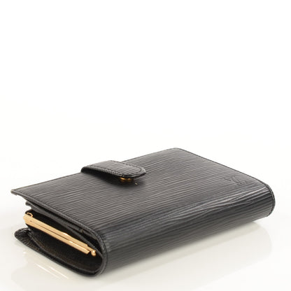 Louis Vuitton Epi French Purse Wallet Black 4 of 7