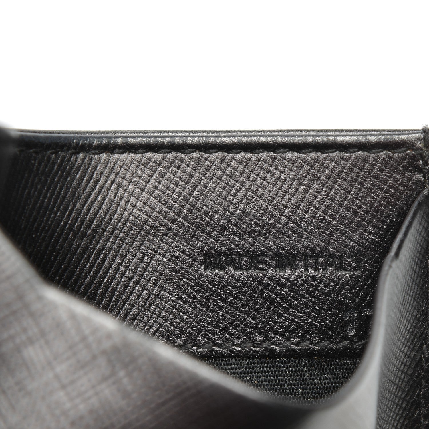 Prada Saffiano Card Case Grey 7 of 7