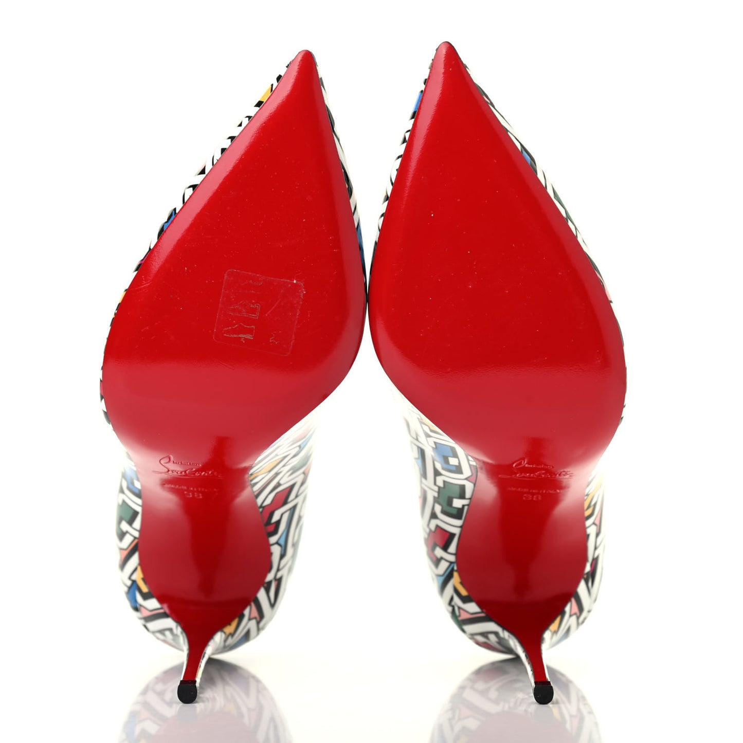 Patent CL 3D Print Hot Chick 100 Pumps 38 Multicolor