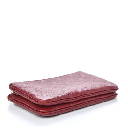 Louis Vuitton Empreinte Double Zip Pochette Cherry Berry 4 of 8