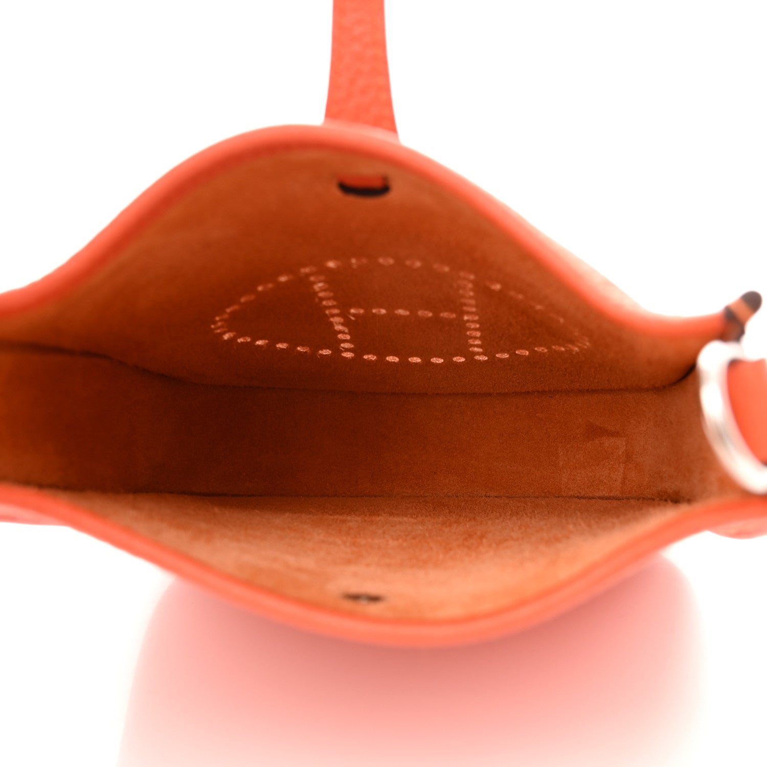 Hermes Taurillon Clemence Evelyne TPM Orange 5 of 11