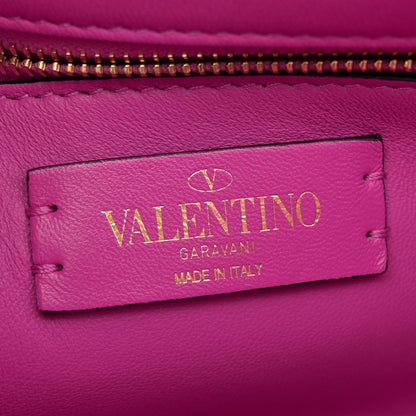 Valentino Garavani Nappa Large Roman Stud Shoulder Bag Radiant Orchid 6 of 9
