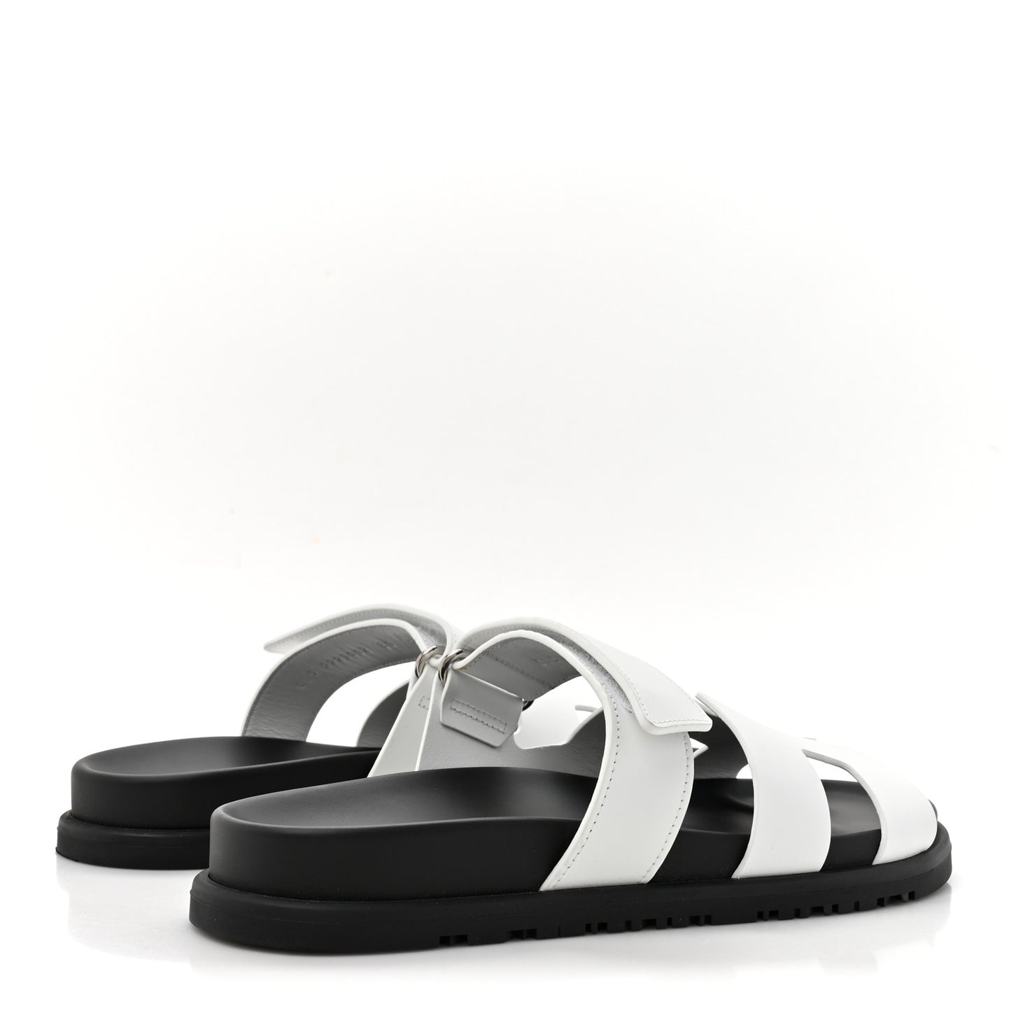 Calfskin Womens Chypre Sandals 38 White