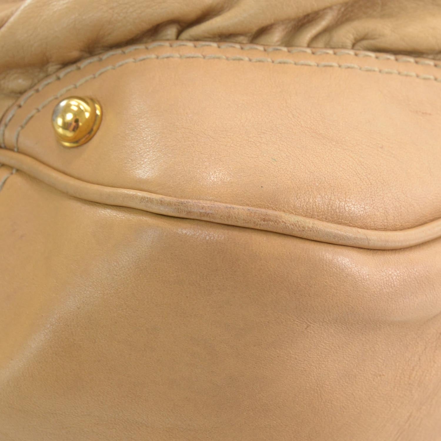 Gucci Leather Large Jockey Tan 5 of 8