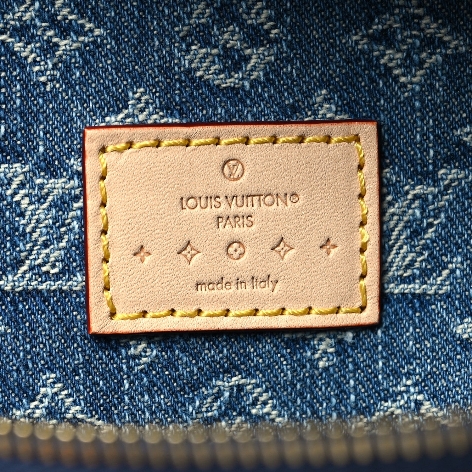Louis Vuitton Monogram Denim High Rise Bumbag Blue 5 of 8