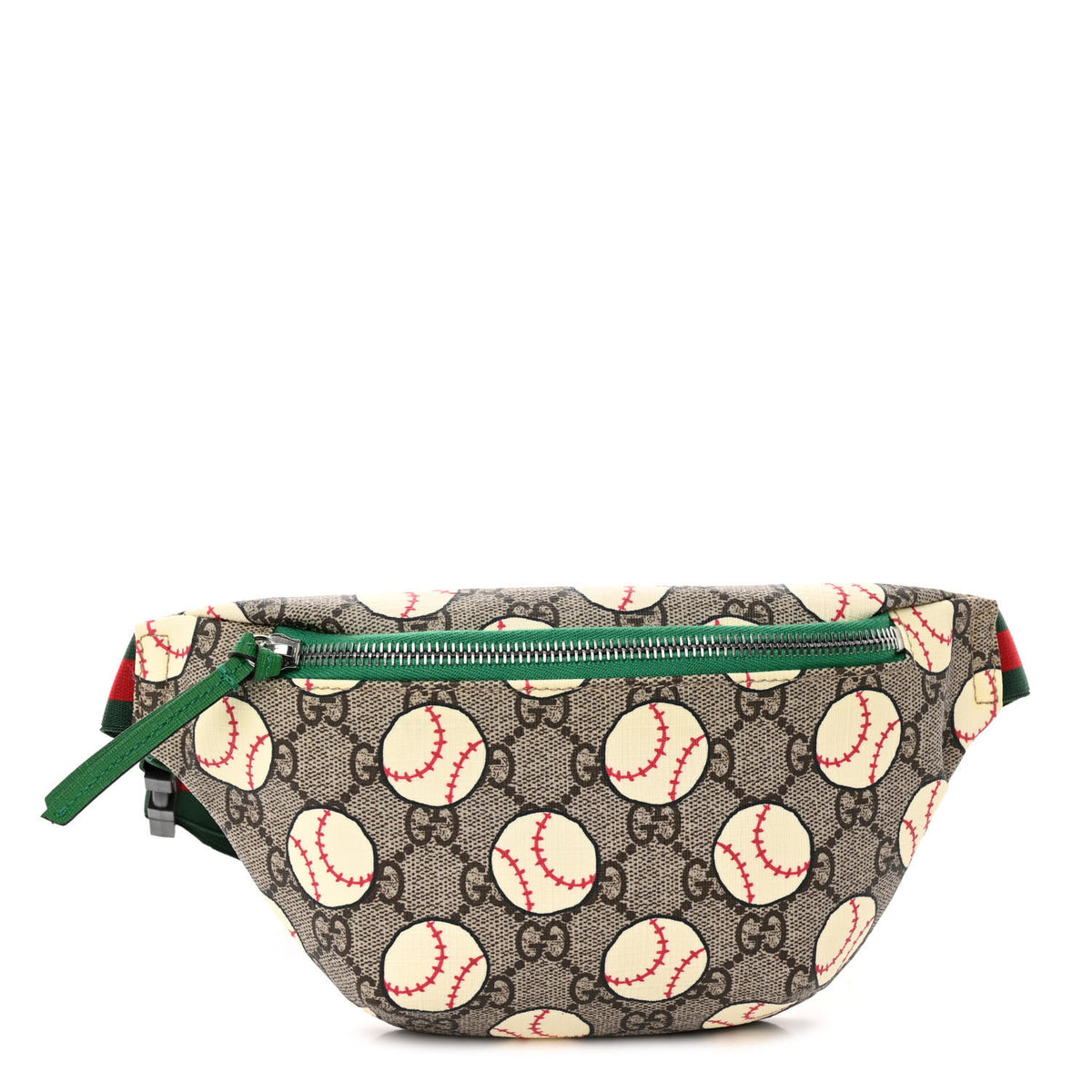 Gucci GG Supreme Monogram Baseballs Web Childrens Belt Bag 1 of 10