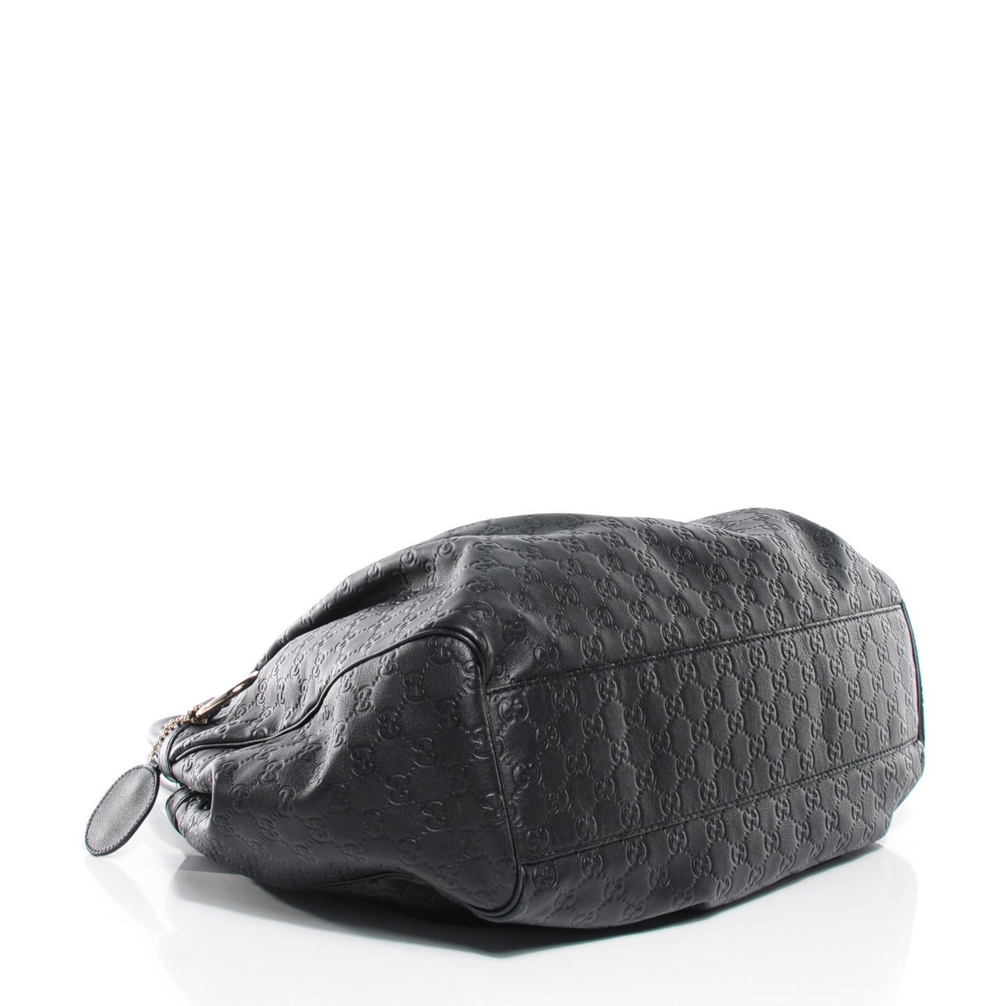 Guccissima Vitello Tender Large Sukey Tote Black