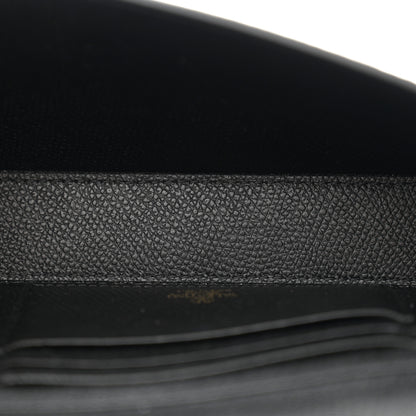 Valentino Garavani Grainy Calfskin Vlogo Pouch With Chain Black 5 of 10