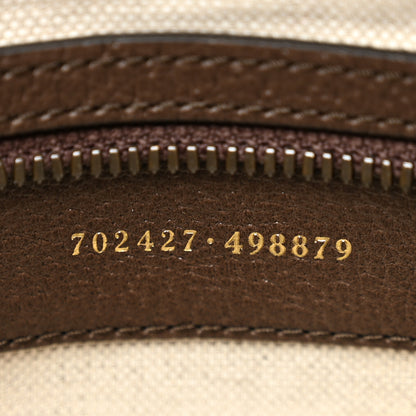 Gucci X ADIDAS Crystal Vintage Monogram Textured Dollar Calfskin Web Trefoil Logo Small Messenger Bag Mid Natural Nut Off White New Acero 7 of 11